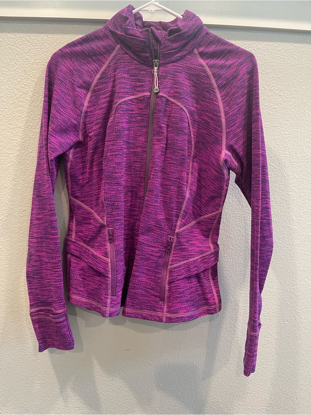 lululemon athletica Heathered Purple Full-Zip Performance Jacket